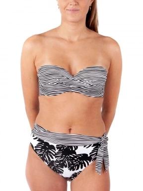Barts Banksia Bandeau női bikini felső fekete színben 1