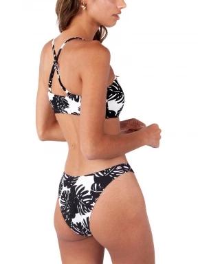 Barts Banksia Crop Top női bikini felső fekete színben 3