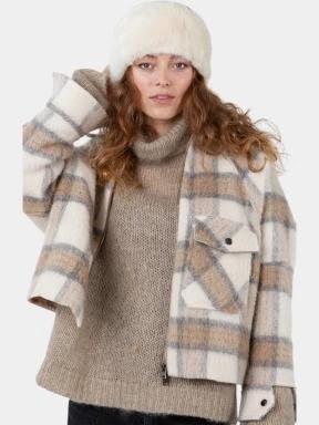 Barts Fur Headband női fejpánt fehér színben 3