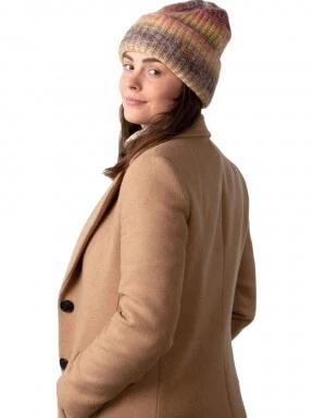 Barts Vreya Beanie női kötött sapka barna színben 3