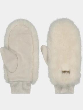 Barts Fur Mitts női kesztyű fehér színben 1