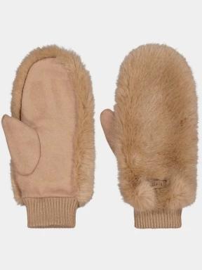 Barts Fur Mitts női kesztyű barna színben 1