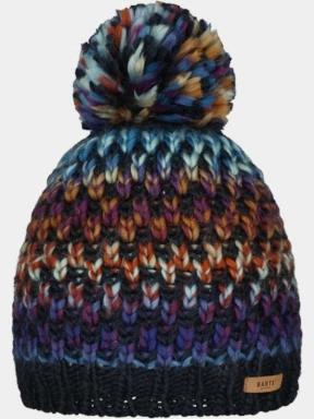 Barts Nicole Beanie női bojtos sapka sötétkék színben 1