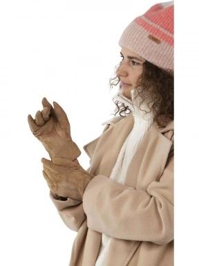 Barts Christina Gloves női kesztyű barna színben 3