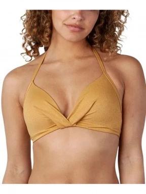 Barts Elviot Halter női bikini felső sárga színben 1