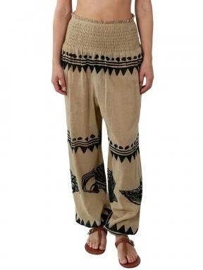Barts Lolay Pants női utcai nadrág homok színben 1