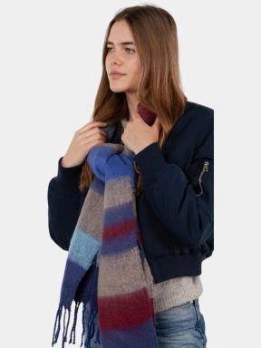 Barts Eluzabeth Scarf női sál sötétkék színben 3