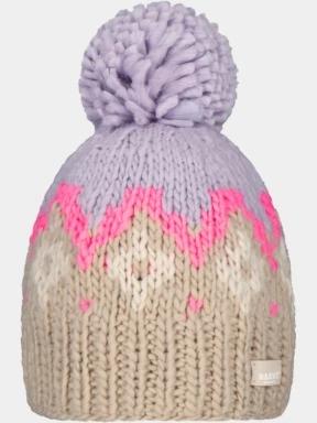 Barts Curley Beanie női bojtos sapka homok színben 1