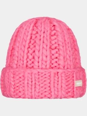 Barts Hermitta Beanie női kötött sapka rózsaszín színben 1