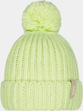 Barts Joansy Beanie női bojtos sapka zöld színben 1