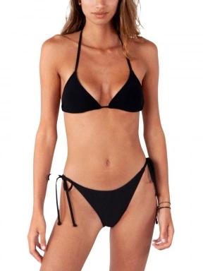 Barts Solid Tanga női bikini alsó fekete színben 1