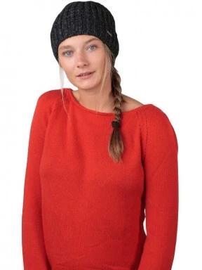Barts Ammelie Beanie női kötött sapka fekete színben 3