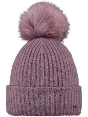 Barts Kenzie Beanie női bojtos sapka lila színben 1