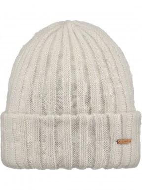 Barts Bayne Beanie női kötött sapka fehér színben 1