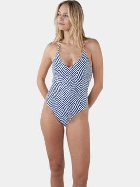 Barts Yankun Plunge One Piece női fürdőruha kék színben 1