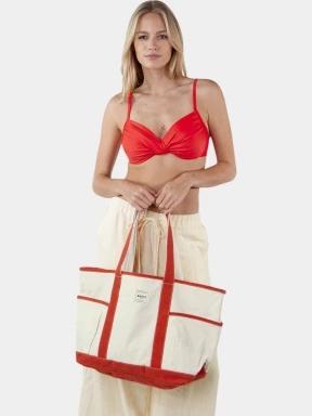 Barts Shaey Beachbag női strandtáska fehér színben 3