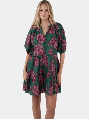Barts Adeliu Dress női strandruha zöld színben 1