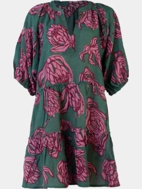 Barts Adeliu Dress női strandruha zöld színben 3