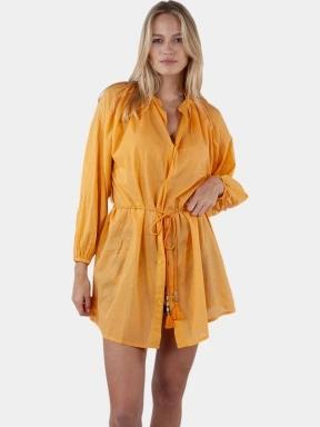 Barts Cuhra Dress női strandruha sárga színben 1