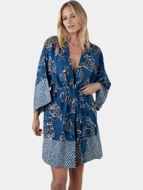 Barts Sulamita Kimono női strandruha kék színben 1