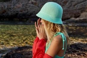 Barts Nucha Hat női bucket hat zöld színben 3