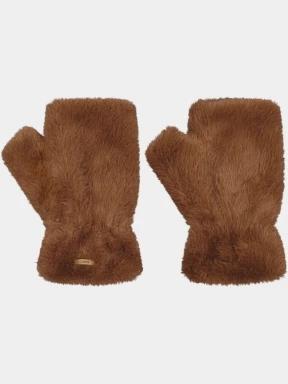 Barts Britamu Fingerless Gloves női kesztyű barna színben 1