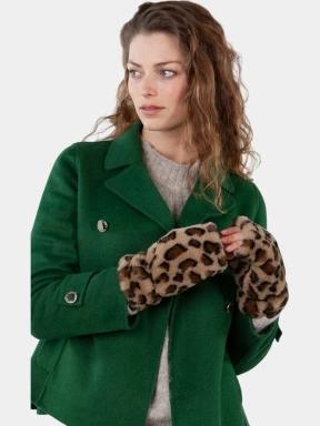 Barts Britamu Fingerless Gloves női kesztyű barna színben 3