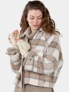 Barts Kirinda Bumgloves női kesztyű homok színben 3