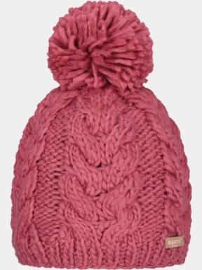 Barts Kelle Beanie női bojtos sapka rózsaszín színben 1
