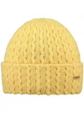 Barts Anye Beanie női kötött sapka sárga színben 1