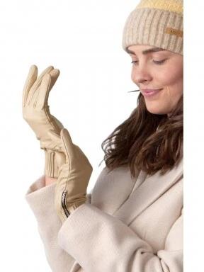 Barts Bailee Gloves női kesztyű homok színben 3