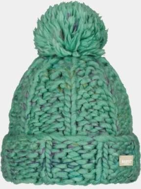 Barts Ranive Beanie női bojtos sapka zöld színben 1