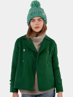 Barts Ranive Beanie női bojtos sapka zöld színben 3