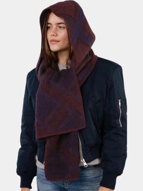 Barts Halberra Scarf női sál bordó színben 3