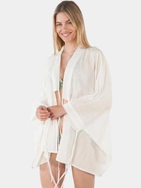Barts Ritay Kimono női strandruha fehér színben 1