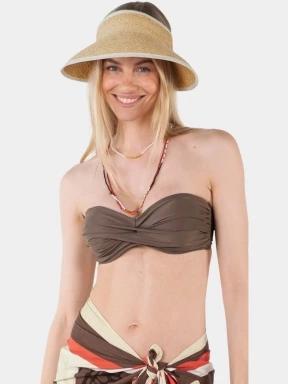 Barts Tambinou Visor női szalmakalap homok színben 3