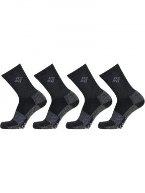Columbia 4PP Moisture Control Basic Crew férfi zokni fekete színben 1