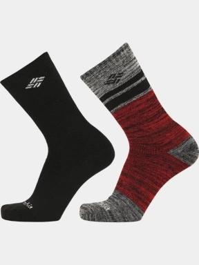 Columbia 2PP Space Dye Wool Crew Medium Weight férfi zokni fekete színben 1