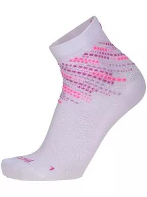 Mico Light W. X-Performance Run Wmn Crew Sock női sportzokni fehér színben 1