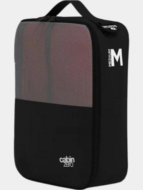 Cabin Zero Lux Packing Cube-Medium bőrönd rendező fekete színben 3