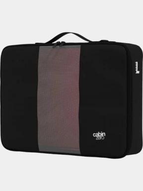 Cabin Zero Lux Packing Cube-Large bőrönd rendező fekete színben 3