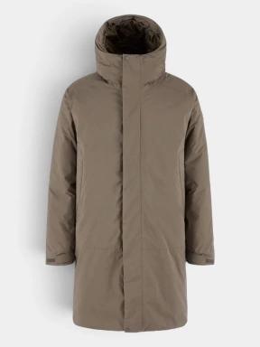 Fjallraven Övik GTX Padded Parka M férfi vízhatlan kabát barna színben 1