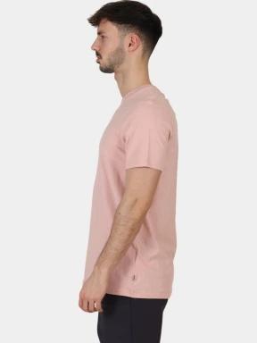 Fjallraven Hemp Blend T-shirt M férfi rövid ujjú póló rózsaszín színben 3