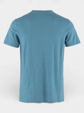 Fjallraven Hemp Blend T-shirt M férfi rövid ujjú póló kék színben 3