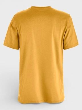 Fjallraven Multicolor Logo T-shirt M férfi rövid ujjú póló narancssárga színben 3