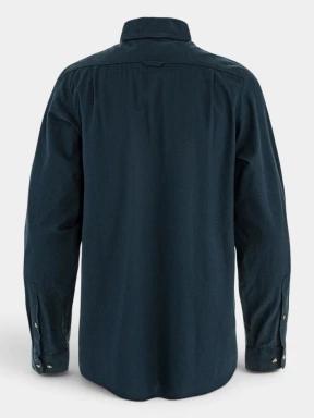Fjallraven Övik Lite Flannel Shirt M férfi hosszú ujjú ing sötétkék színben 3