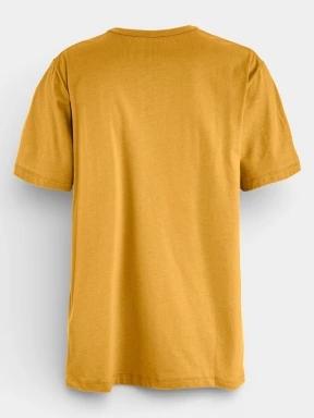 Fjallraven Fjällräven Relaxed T-Shirt M férfi rövid ujjú sport póló narancssárga színben 3