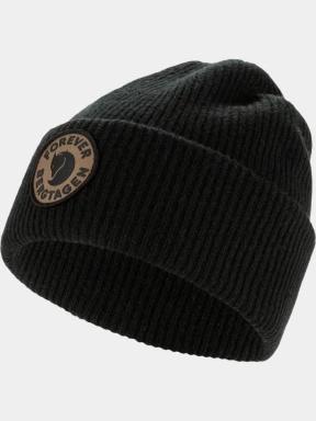 Fjallraven Bergtagen Forever Wool Beanie kötött sapka fekete színben 1