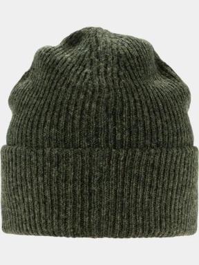 Fjallraven Bergtagen Forever Wool Beanie kötött sapka zöld színben 3