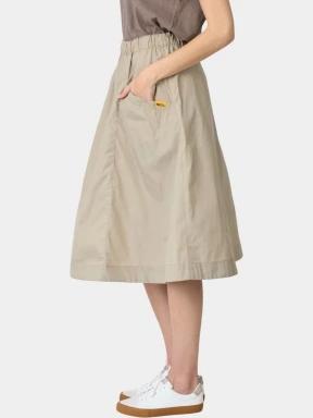 Fjallraven Vardag Skirt W női midi szoknya homok színben 3